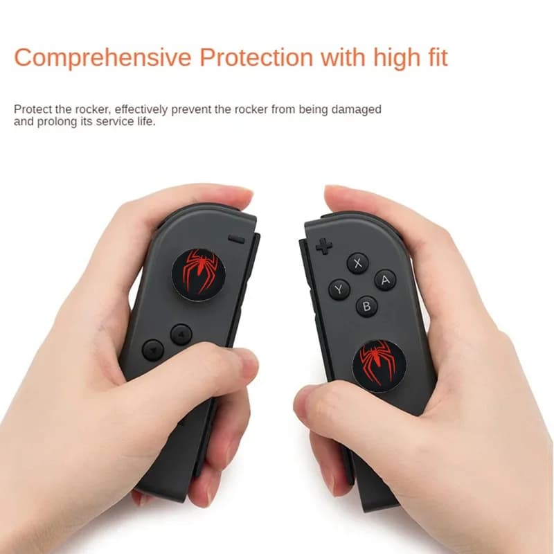 Set di 2 Copri-Joystick in Morbido Silicone per Switch 2, Protezioni Antiscivolo per Gamepad, Accessori per Switch 2