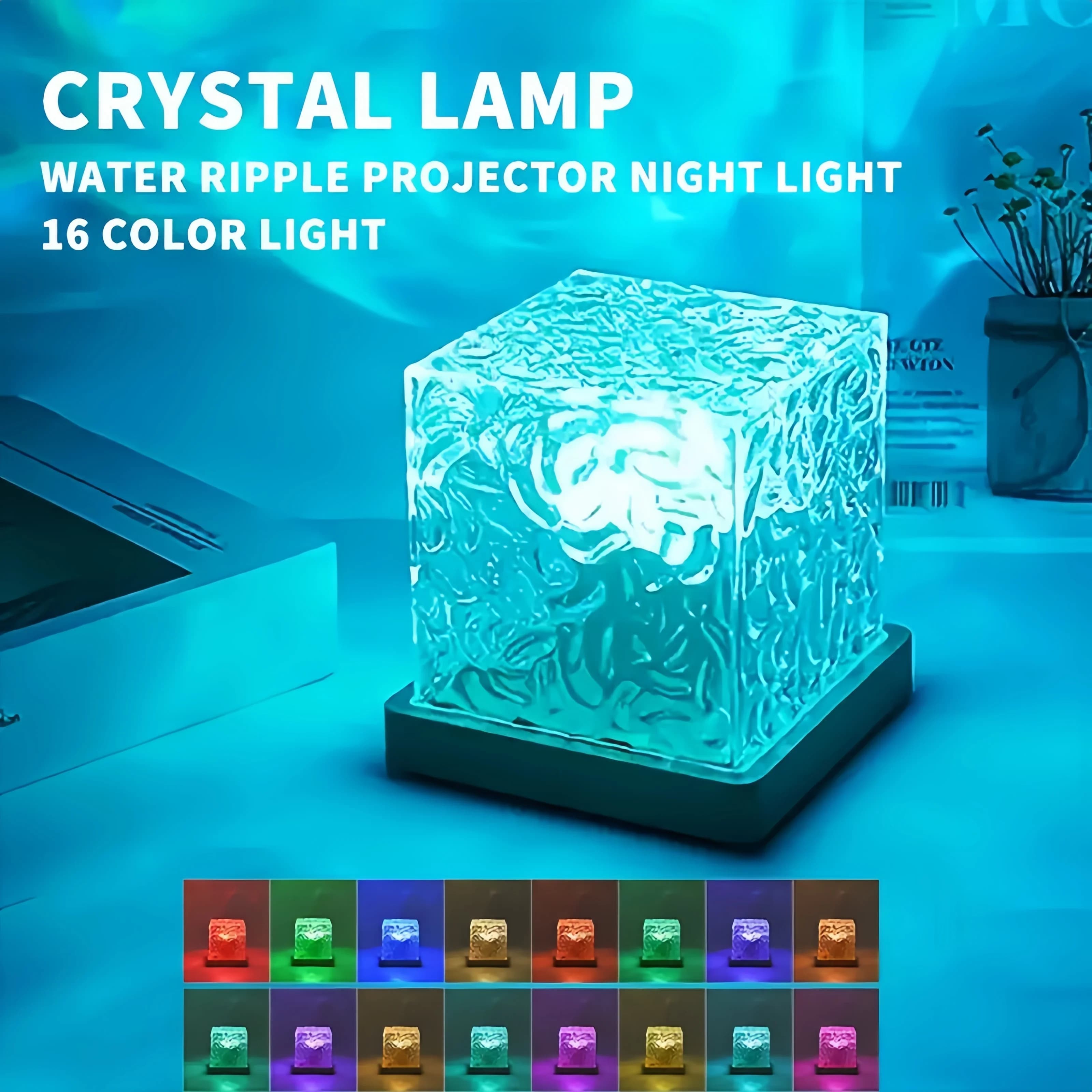 Proiettore di Onde Oceaniche e Aurora a 16 Colori, Luce Notturna LED Touch, Dimmerabile con Telecomando, Rotazione Automatica, Alimentazione USB, Regalo e Decorazione per Feste