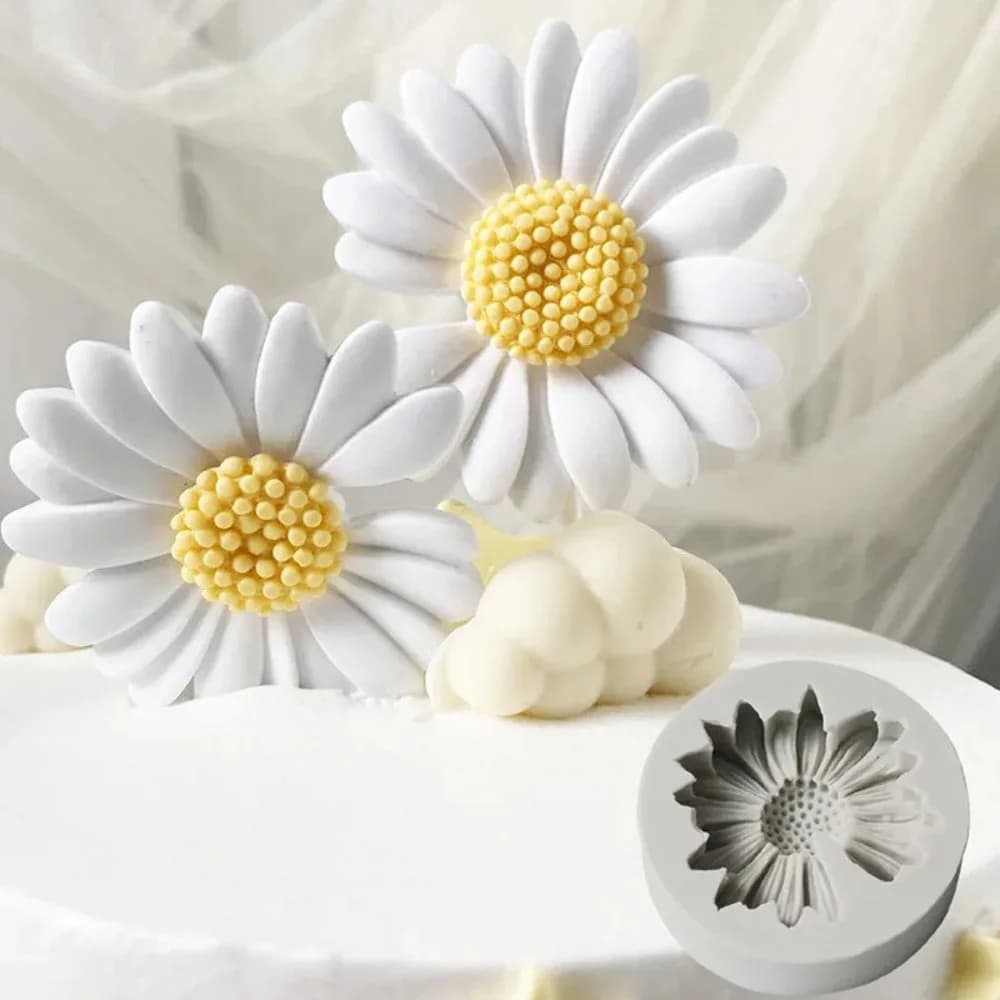 3D Silicone Stamp in Margarita shape and sunflower for Aromatherapy, Flavour, Candles, Fai-da-Te decorations and Oven Tools for Cakes