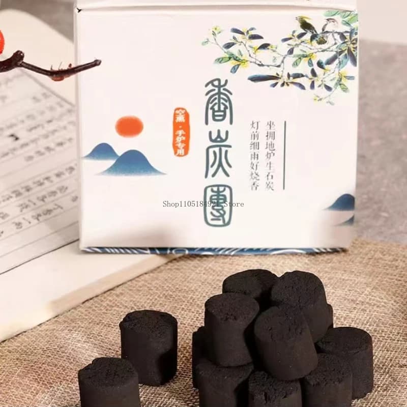 Carboncini per incenso fai da te, ignifughi, per fumogeni, scaldamani e forniture per bruciatori di incenso a carboncini