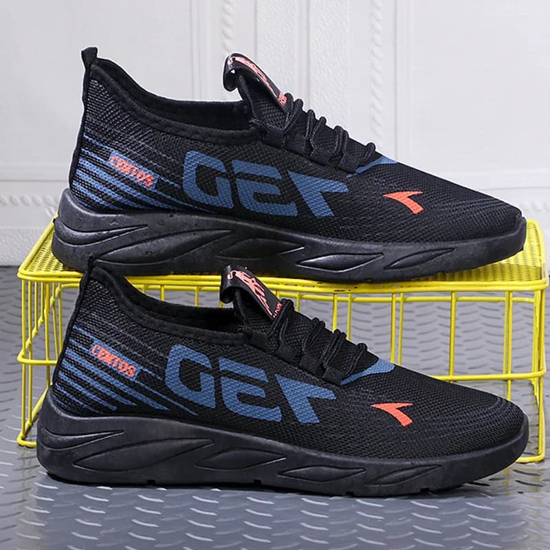 Scarpe da Uomo Estive Traspiranti con Superficie in Rete, Sneakers Sportive di Tendenza, Leggere e alla Moda