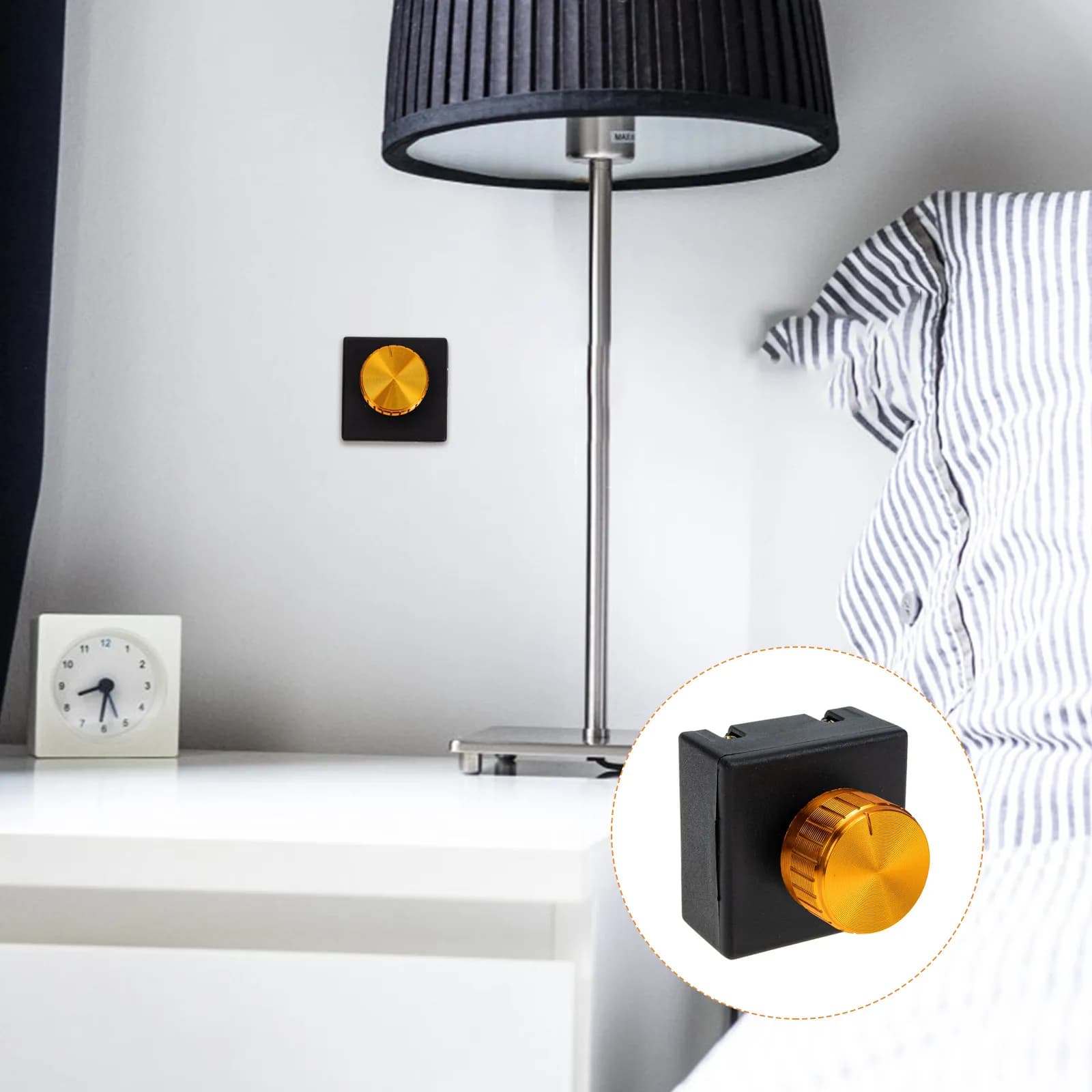 Interruttore di controllo dimmerabile per lampada da comodino, professionale, robusto, affidabile, con luminosità regolabile, parte per lampada da scrivania a LED