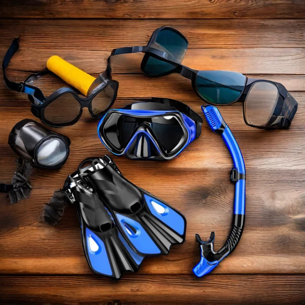 Snorkeling Equipment Adult Sub Glasses Dry Top Snorkeling and Diving Mask Snorkeling Set