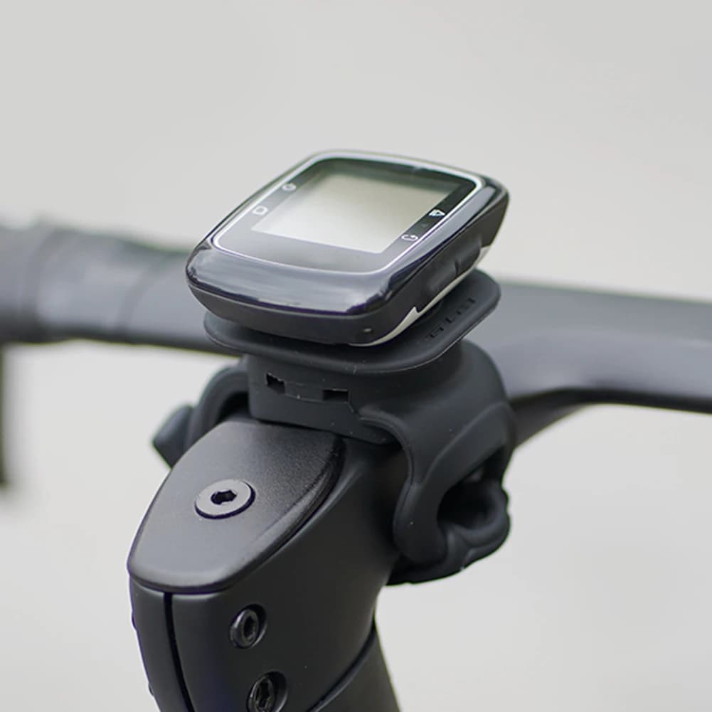 Supporto per Computer da Bicicletta in Silicone Antiurto, Montaggio su Manubrio Multifunzione, Accessori per Ciclismo