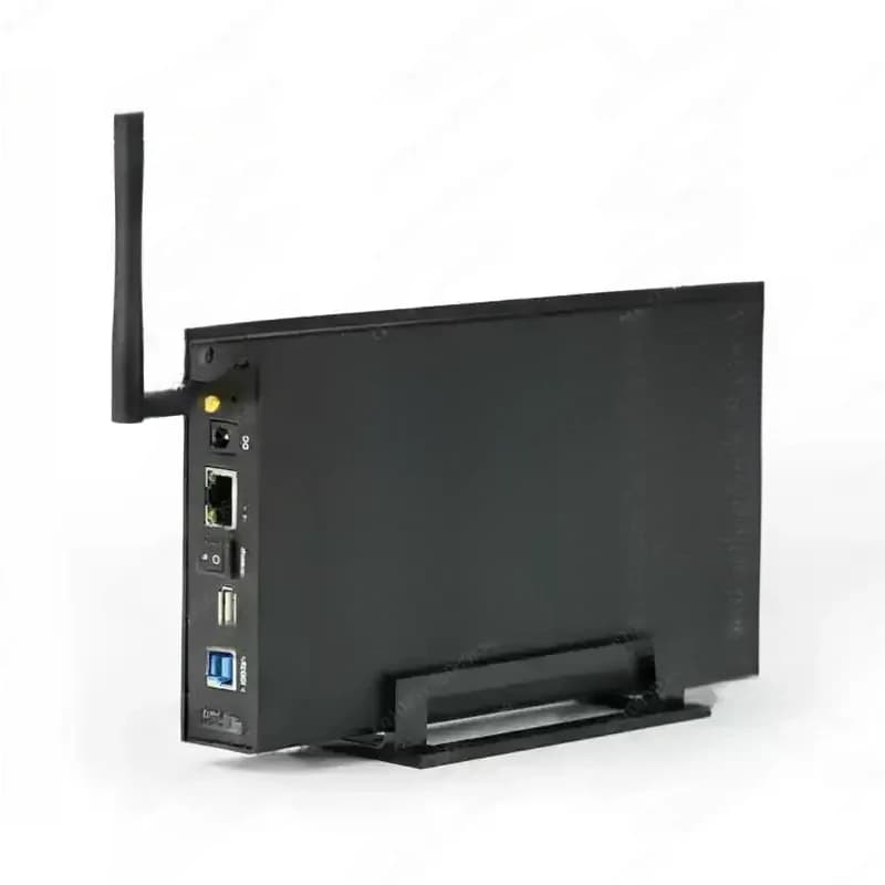 Blueendless BS-U35WF 300Mbps 3.0 Wi-Fi Streaming, Enclosure per Disco Rigido Esterno da 3.5" e File Server e AP e USB WiFi S