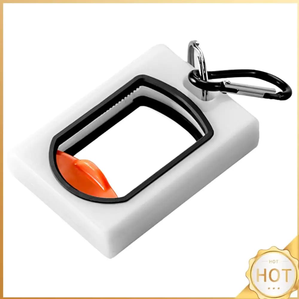 Square Cable Tie Organizer Glow In The Dark Wire Tie Tightener Wire Tie Storage Keeper for Travel Home Office