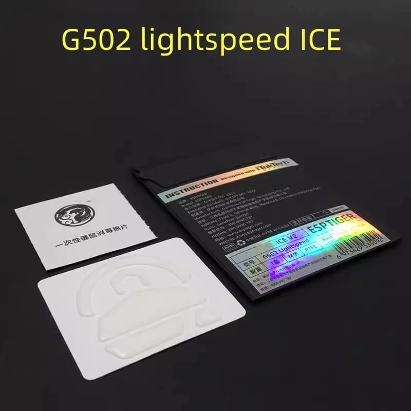 1 confezione originale Esptiger ICE Mouse Skates piedi per Logitech G502 Wired Lightspeed G502X Mouse Wireless White Arc ICE Mouse Glides