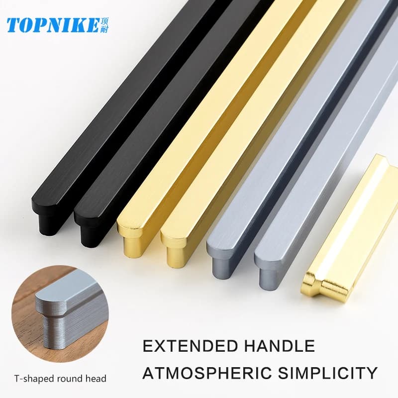 Maniglie per porte dell'armadio lunghe da 400 mm Maniglie per armadi da cucina Maniglie per armadietti da bagno Maniglie per cassetti Maniglie extra lunghe in lega di alluminio