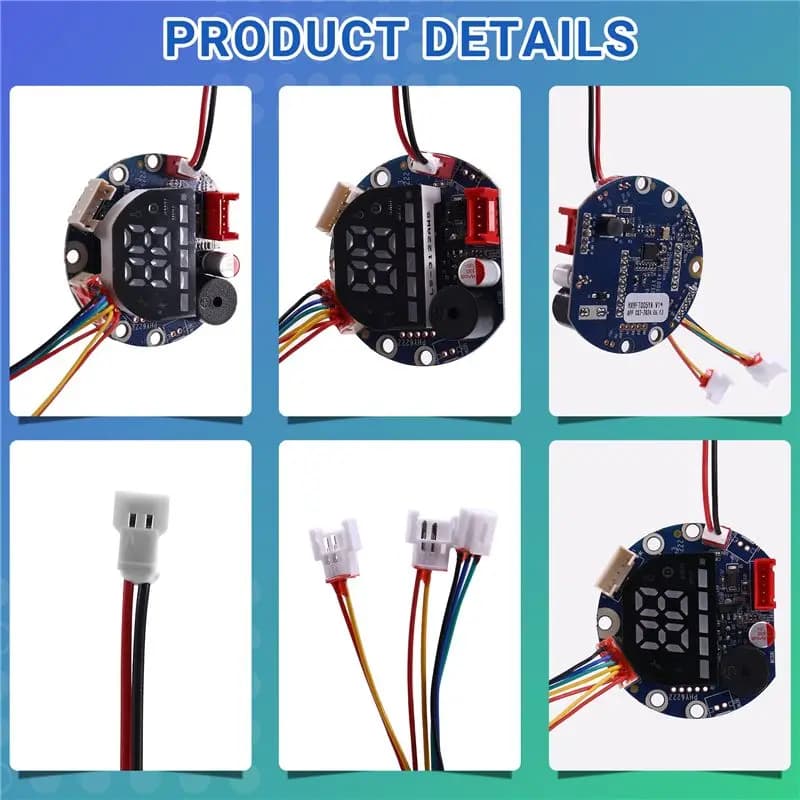 A74K Dashboard for HX X9 Electric Scooter Display Instrument LED Display Panel Circuit Board Replacement Part Blue