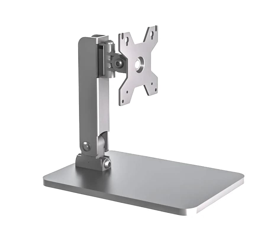 Supporto per monitor per computer ad angolo regolabile da tavolo da 11,6/15,6/1,5/32 pollici Supporto per monitor da tavolo portatile pieghevole in lega di alluminio