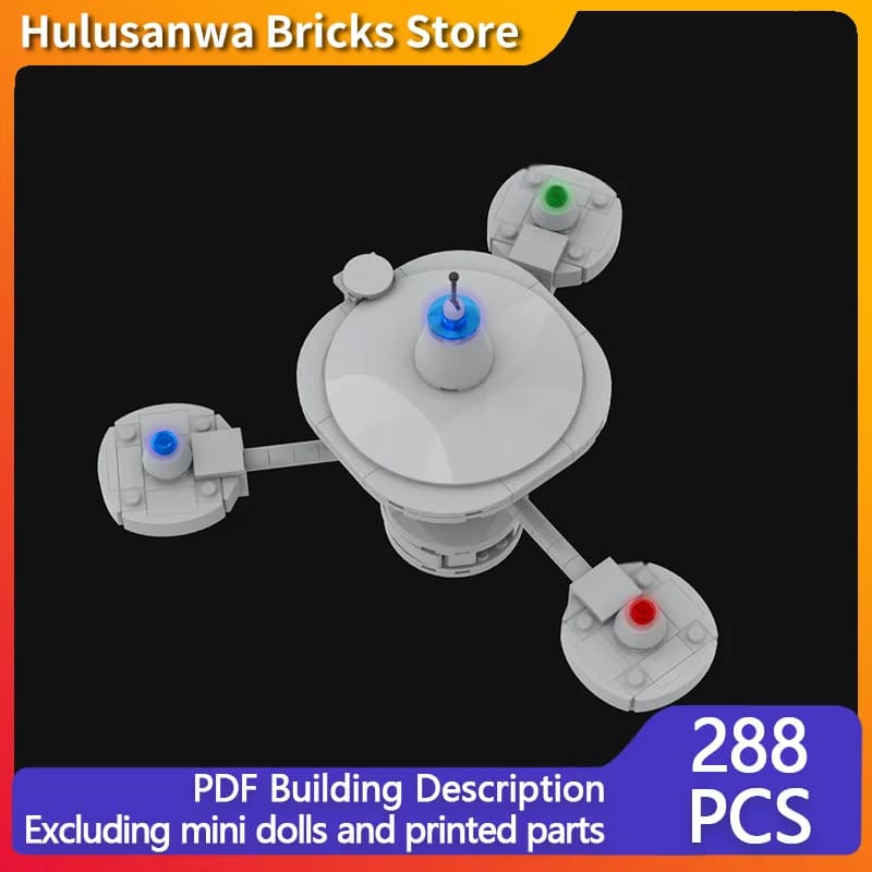 Popular Movie Model MOC Building Bricks Space Station Modular Technology Gifts Holiday Assemble Children Toys Suit