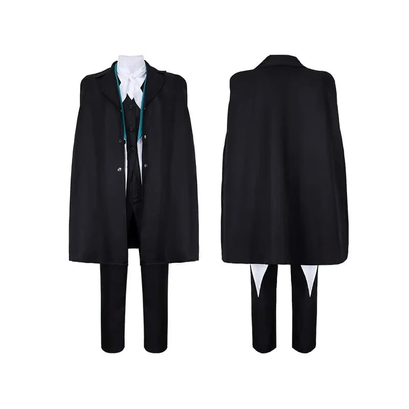 BSD Cosplay Costume for Souls Comic With Game Edgar Allan Poe Halloween Party Suitsa;2,c'4,h.