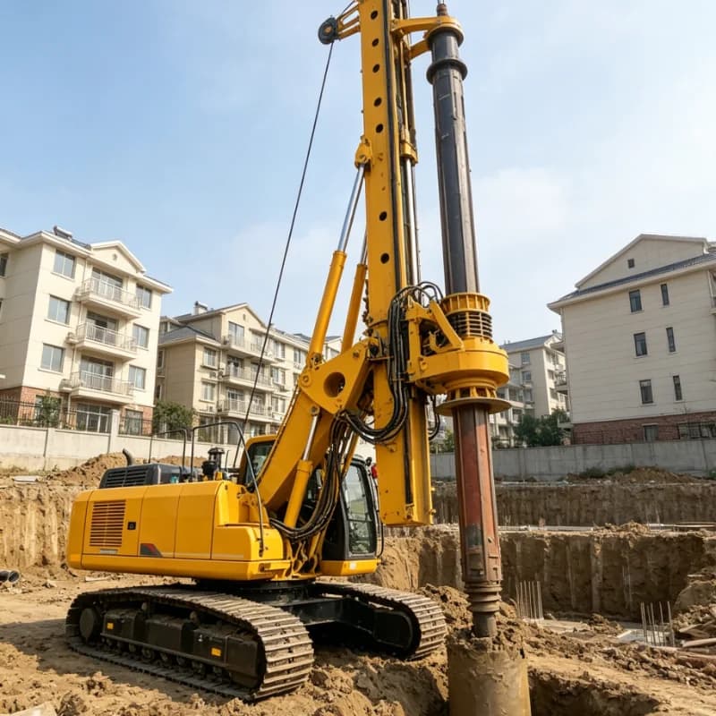 Customized Deep Hole Drilling Rig Rotary Drilling Rig Screw Pile Hydraulic Auger for Concrete Foundation Pile