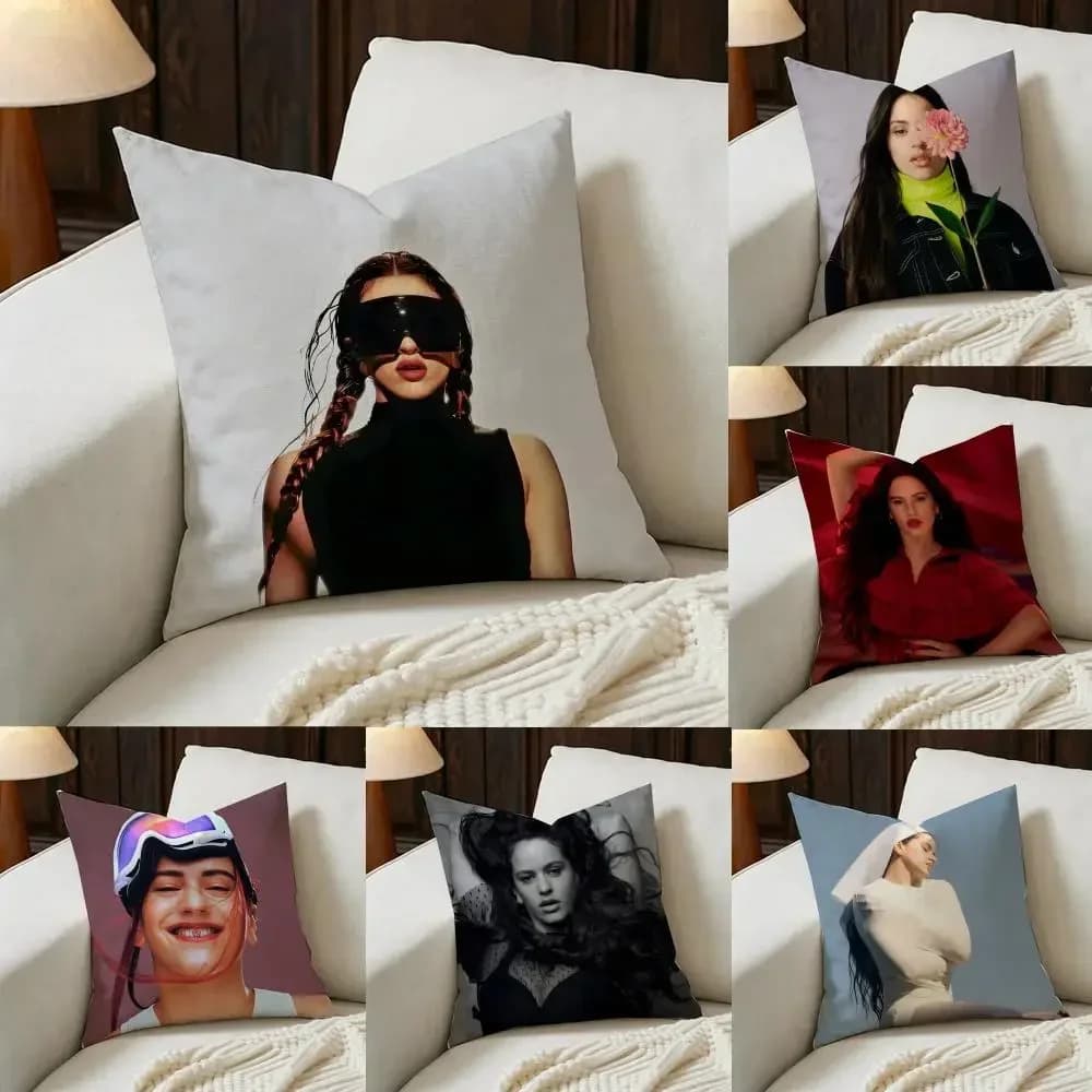 R-Rosalia Cushion Cover Natural Linen Pillowcase Set, All-in-One Decor for Sofa, Bedroom & Chair