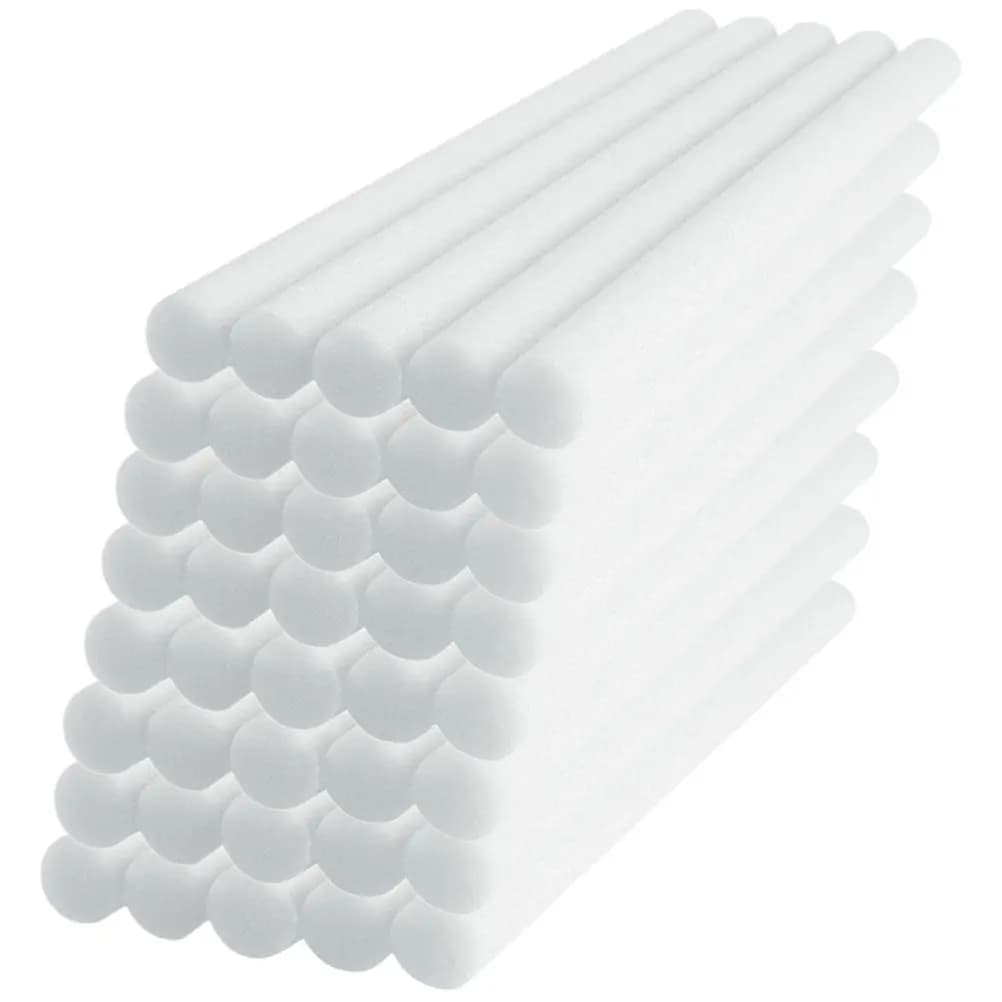 40 bastoncini diffusori per umidificatore, bastoncini aromatici in fibra, design poroso extra assorbente, lunga durata di diffusione, diffusore di oli essenziali