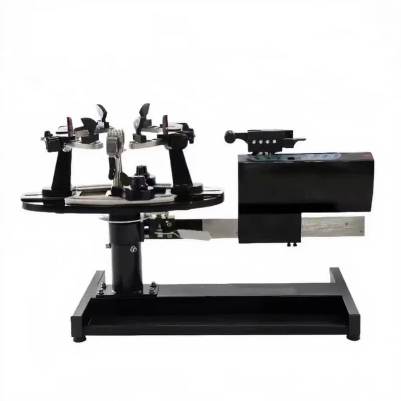Macchina per Incordatura Manuale e Computerizzata 10-88LBS per Racchette da Badminton e Tennis, Macchina Automatica per Incordatura con Morsetto