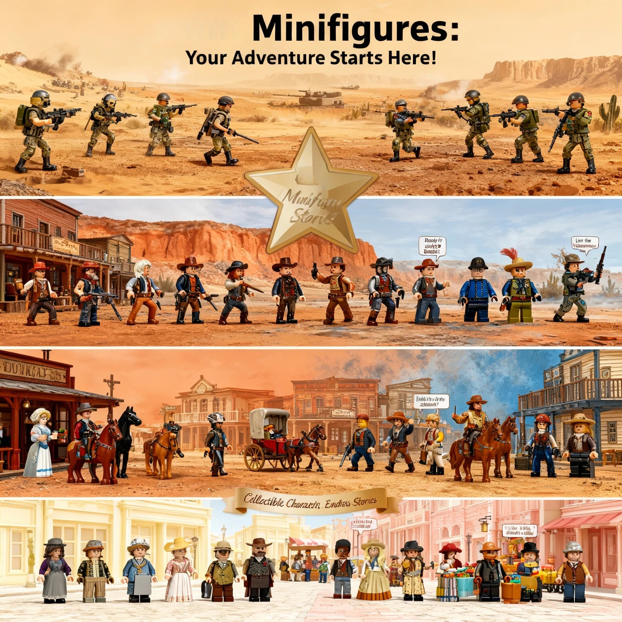 Blocchi da Costruzione Delta Force Red Dead Redemption, Mini Action Figure, Nuovi Mattoncini per Giocattoli, Regali per Bambini, Regali per Feste, Set da Costruzione