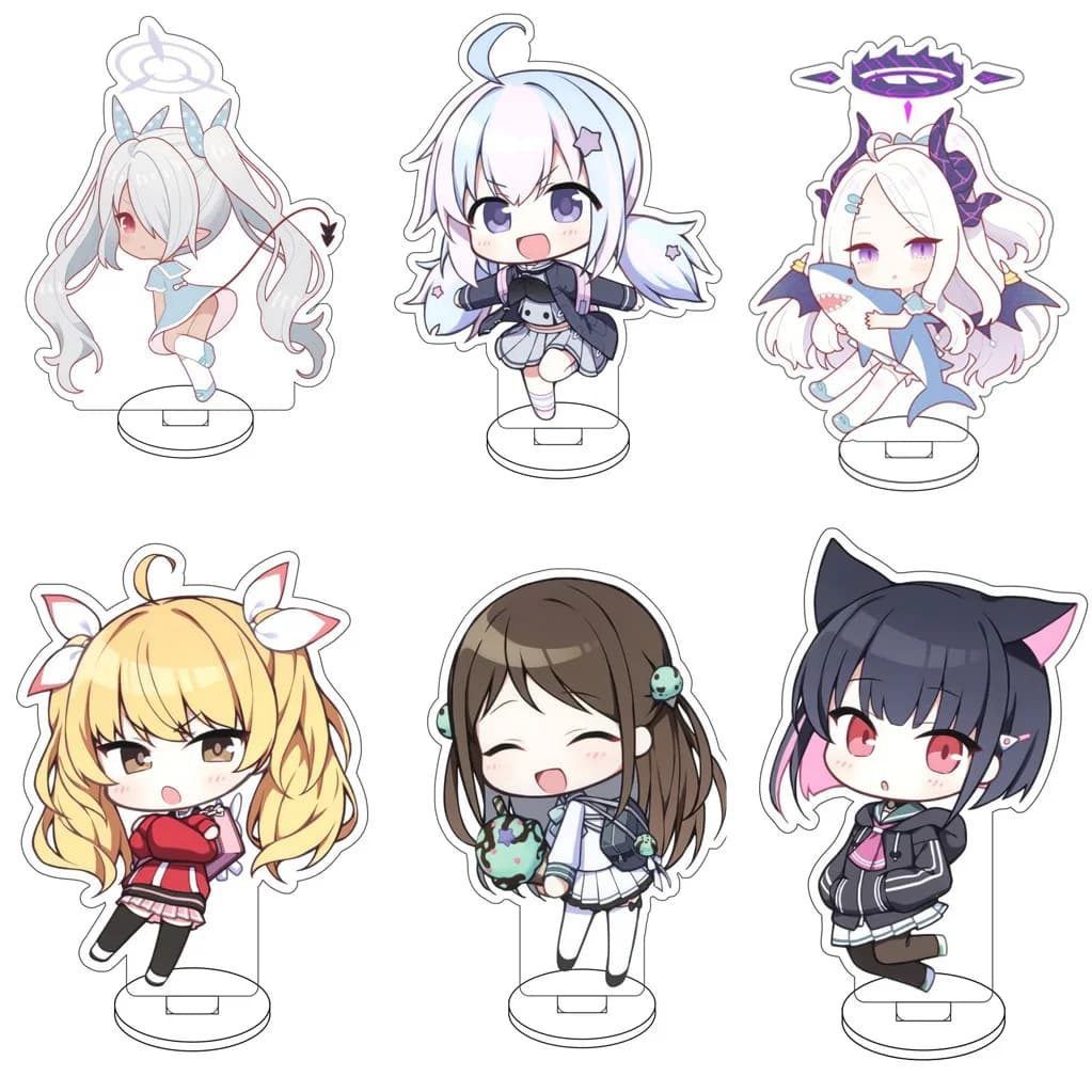 10CM Anime Blue Archive‌ Okusora Ayane Takanashi Hoshino Sunaookami Shiroko Arona Cos Acrylic Figure Stand Ornaments Gifts