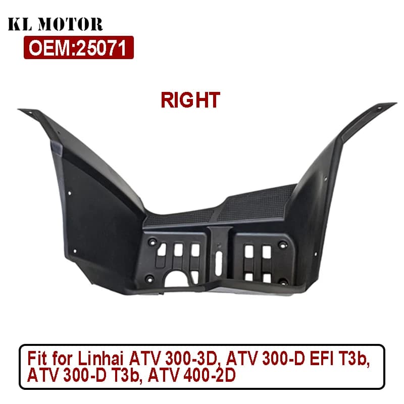 Poggiapiedi destro per Linhai ATV 300-3D ATV 300-D EFI T3b ATV 300-D T3b ATV 400-2D 25071