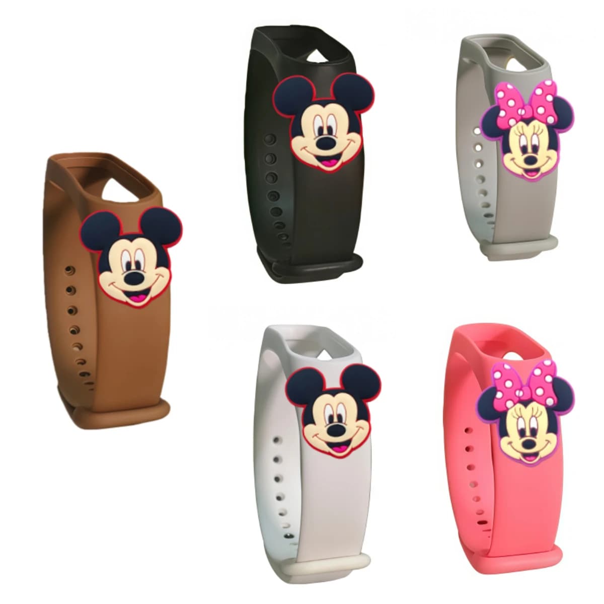 Cinturino Topolino Minnie per Xiaomi Mi Band 7 Bracciale sportivo Orologio in silicone Cinturino Miband per Mi Band 3 4 5 6 7