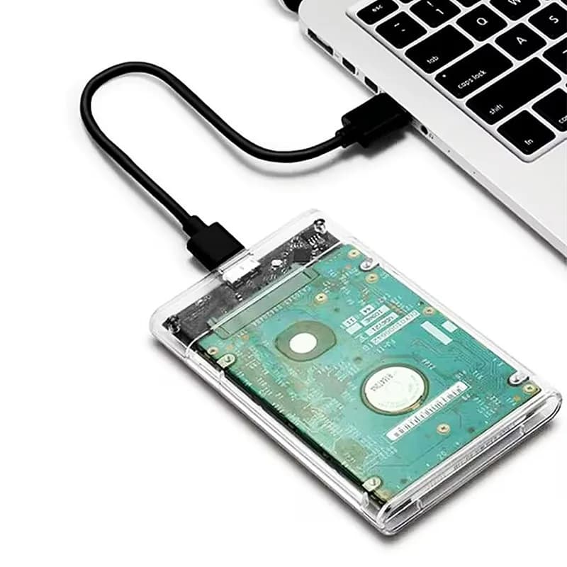 USB 3.0 Transparent HDD Enclosure 2.5" ,External Hard Drive Disk Case 2.5 Inch SATA Box