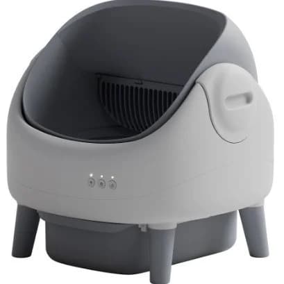 Lettiera per Gatti Intelligente Completamente Automatica con APP, Grande, Semi-Chiusa, con Cassetto Anti-Schizzo, Toilette per Gatti per la Casa, Elettrodomestico Smart