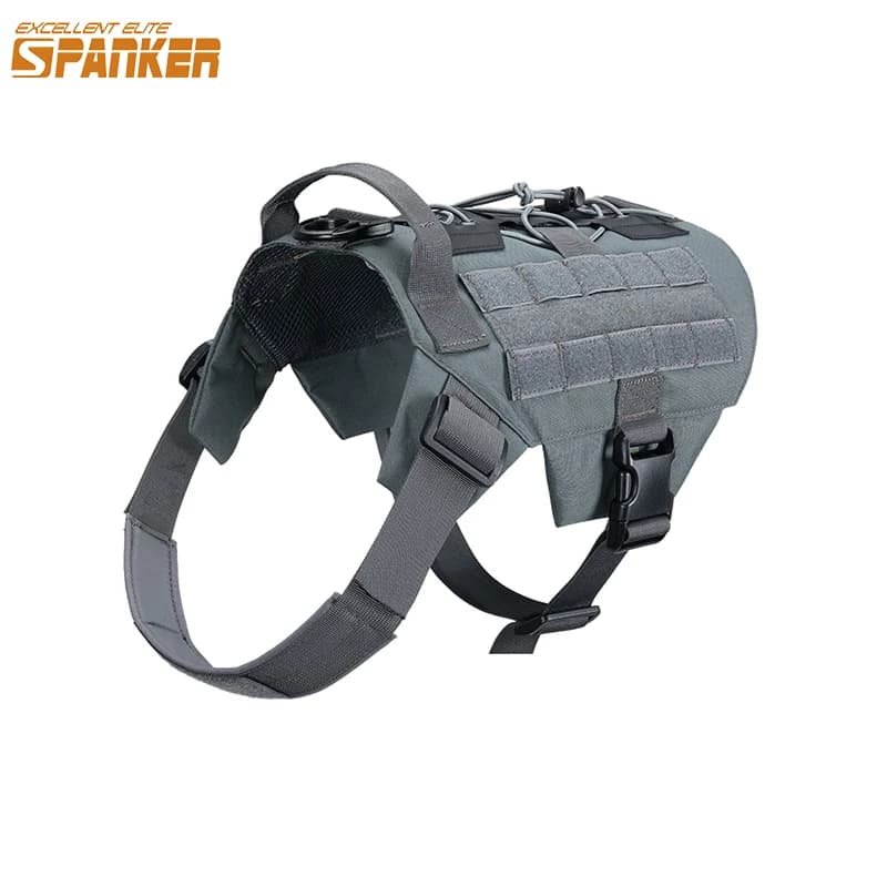 Eccellente ELITE SPANKER Tactical Dog Harness Patrol Pet Harness Vest Training caccia cani da lavoro gilet con manico