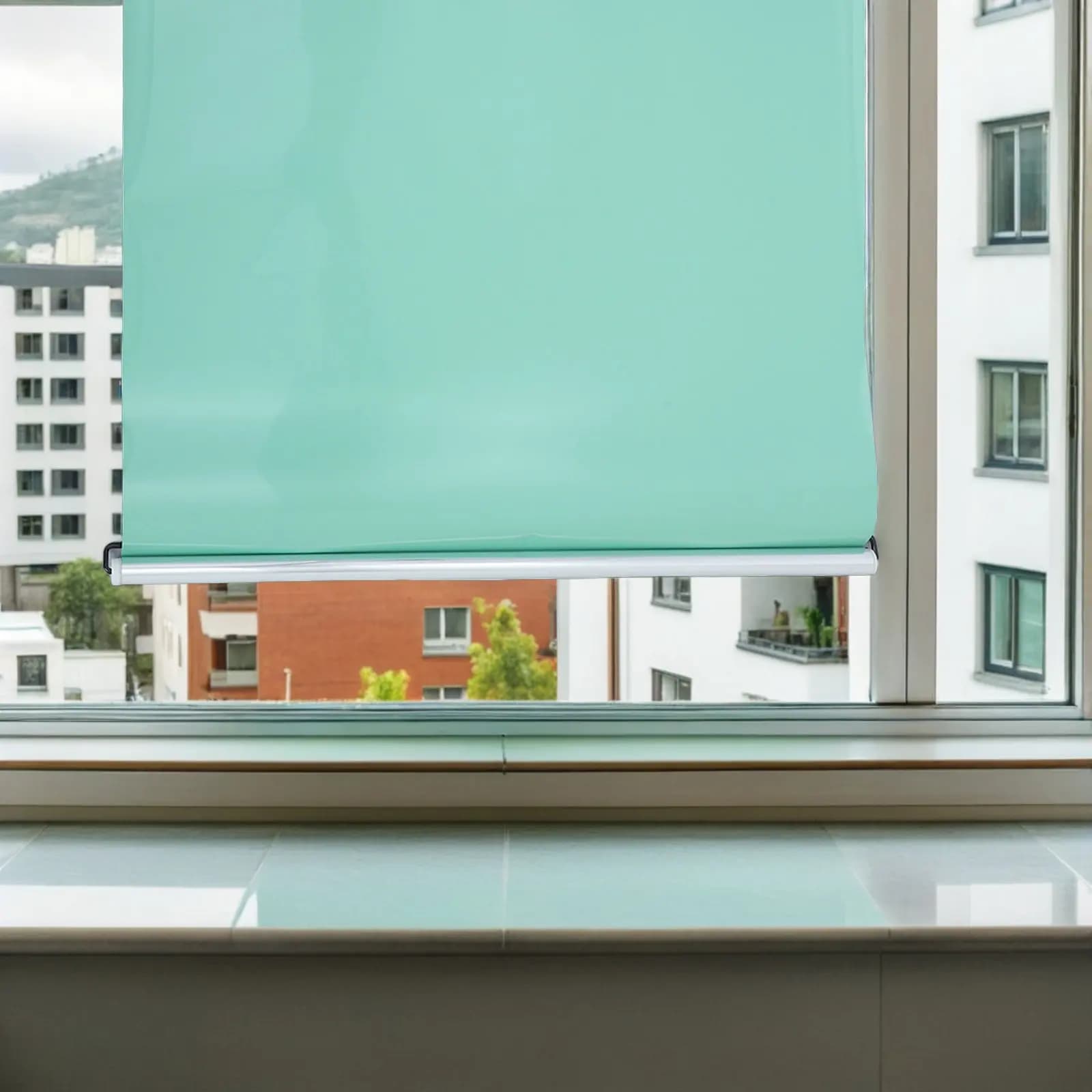 Tende Oscuranti a Ventosa Senza Foratura 40x125cm, Blocco Luce Rimovibile Riutilizzabile, Tapparelle Avvolgibili per Appartamenti e Camerette