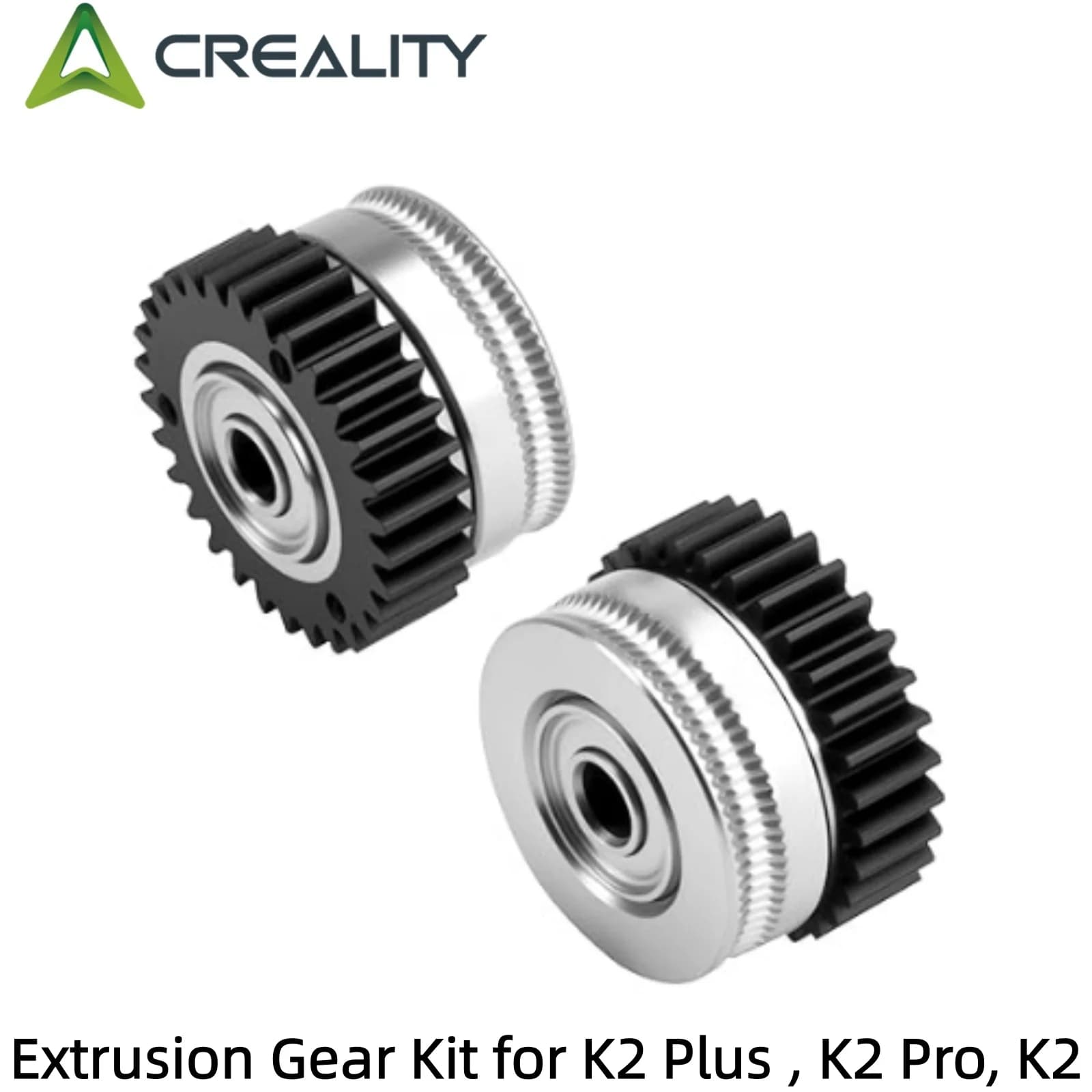 Creality 2 pezzi K2 Plus/K2/K2 Pro Kit ingranaggi di estrusione Ingranaggi motore estrusore originale K2 Plus Accessori Parti della stampante 3D