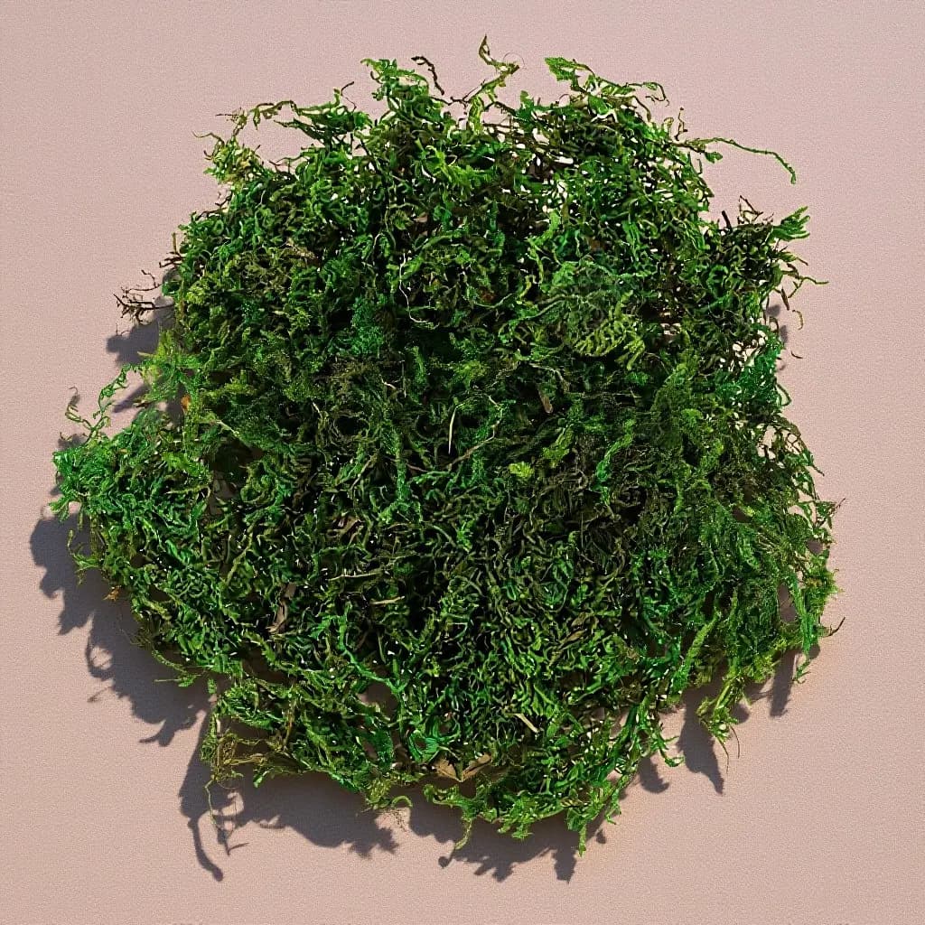 1 Confezione di Muschio Artificiale Conservato, Decorazione Naturale per Piante in Vaso, Bonsai, Terrari, Artigianato Floreale e Decorazioni da Giardino
