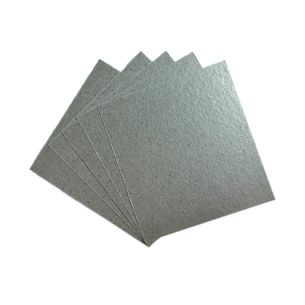 5 pezzi piastra di mica foglio forno a microonde sostituire parte 120x130mm piastre di mica universali per Midea per asciugacapelli elettrico tostapane ecc