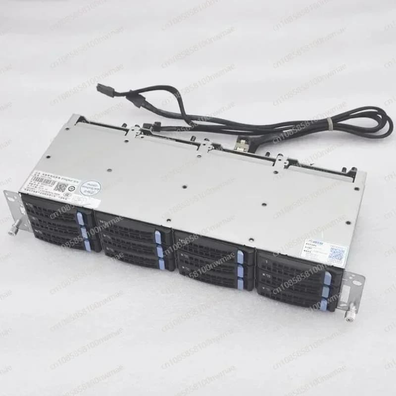 Chassis Qunhui CDN serie SAS a 12 alloggiamenti per dischi rigidi da 3,5 pollici, 6Gb, 12Gb di memoria NAS, colore nero, hot-swappable.
