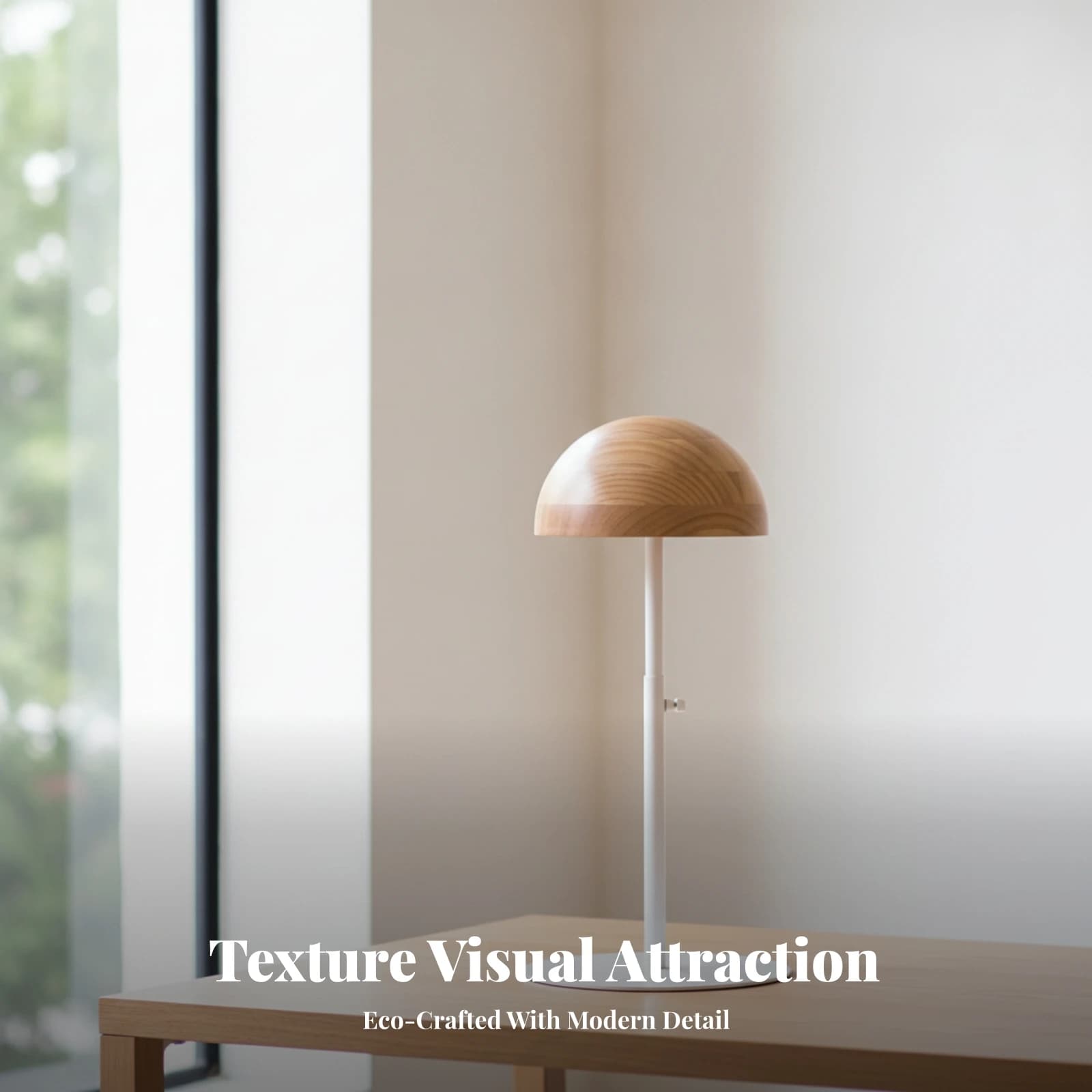 Hat Display Stand Dome Shaped Adjustable Hat Rack Storage Stand Wood Grain Finish for Dresser Presentation