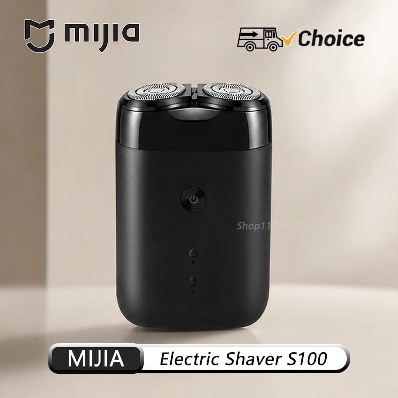 Original MIJIA Portable Electric Shaver S100 Twin Blade Dry Wet Razor Beard Trimmer Cutter TypeC Rechargeable Men Razors Machine