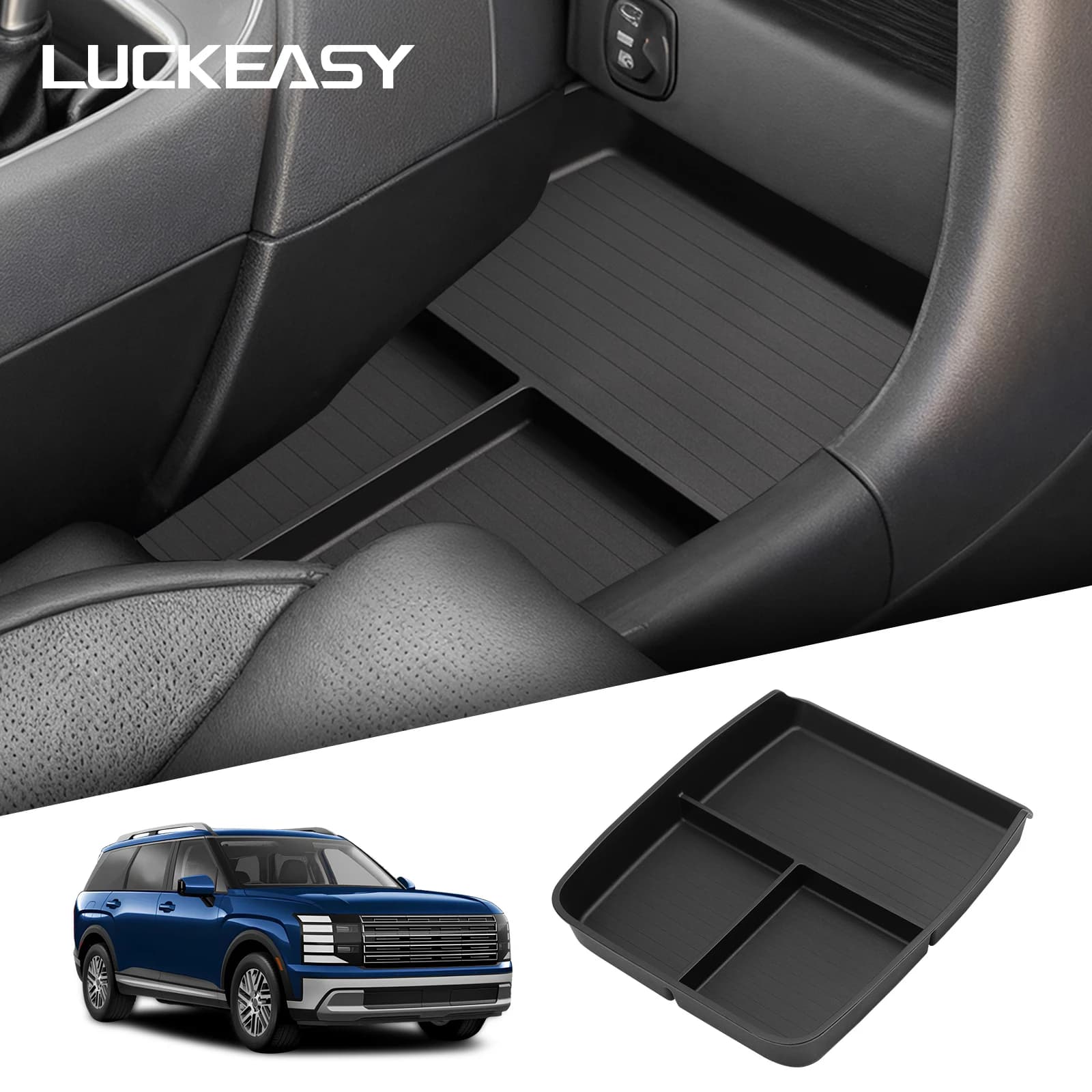 Per Hyundai Palisade 2025 2026 Console centrale Scatola portaoggetti per strato inferiore Organizzatore Riordino Accessori interni Scatola portaoggetti per auto