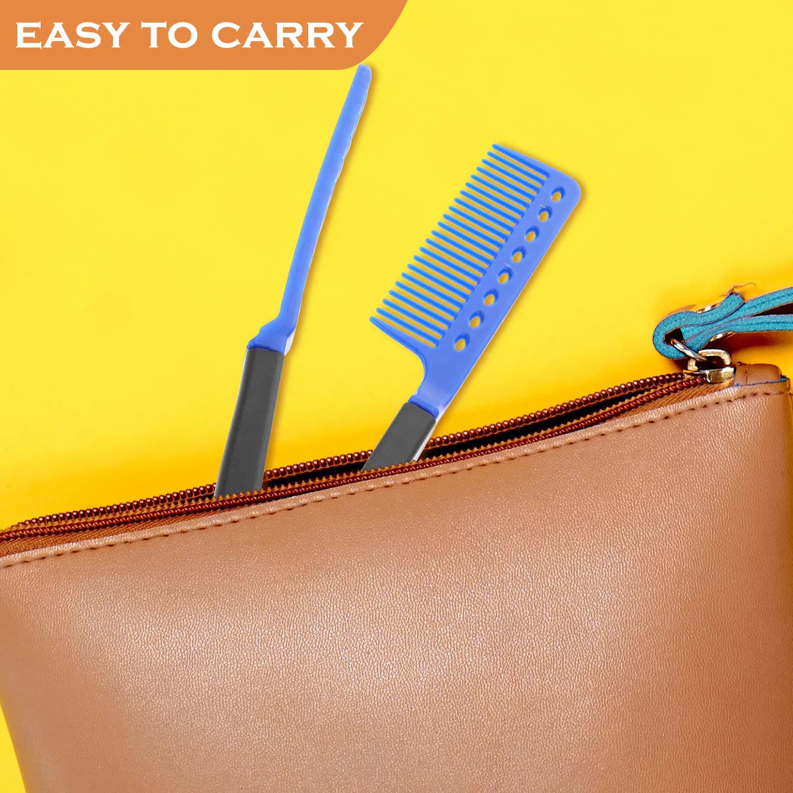 2 Pezzi Pettini a V per Lisciare i Capelli, Clip Professionali per Parrucchieri per Capelli Corti e Medi, Accessori per Styling e Asciugatura con Phon
