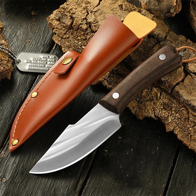 Coltello per disossare in acciaio inossidabile Coltello multiuso da cucina Mannaia Coltello da pesca per taglio barbecue con fodero Strumenti di cottura