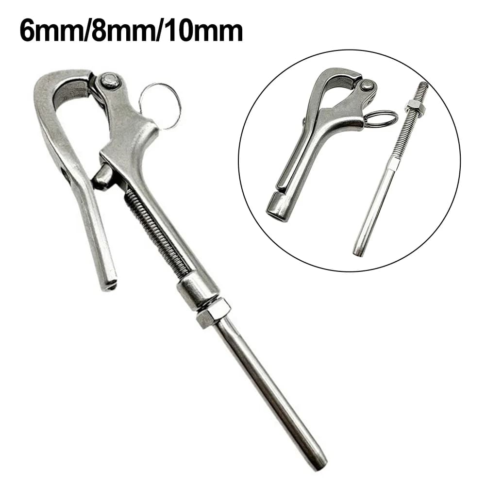 1Pc 6/810mm 316 Stainless Steel Openable Pelican Hook Quick-Release Shackle For Boat Handrail Anchor Life Raft
