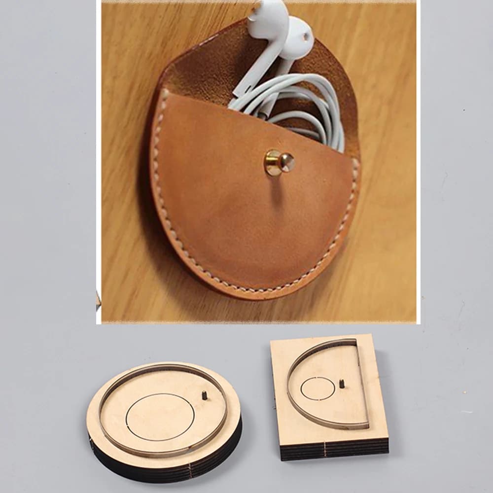 Dia10cm Leather Craft coin bag wallet cutting dies knife mold iron blade cutter