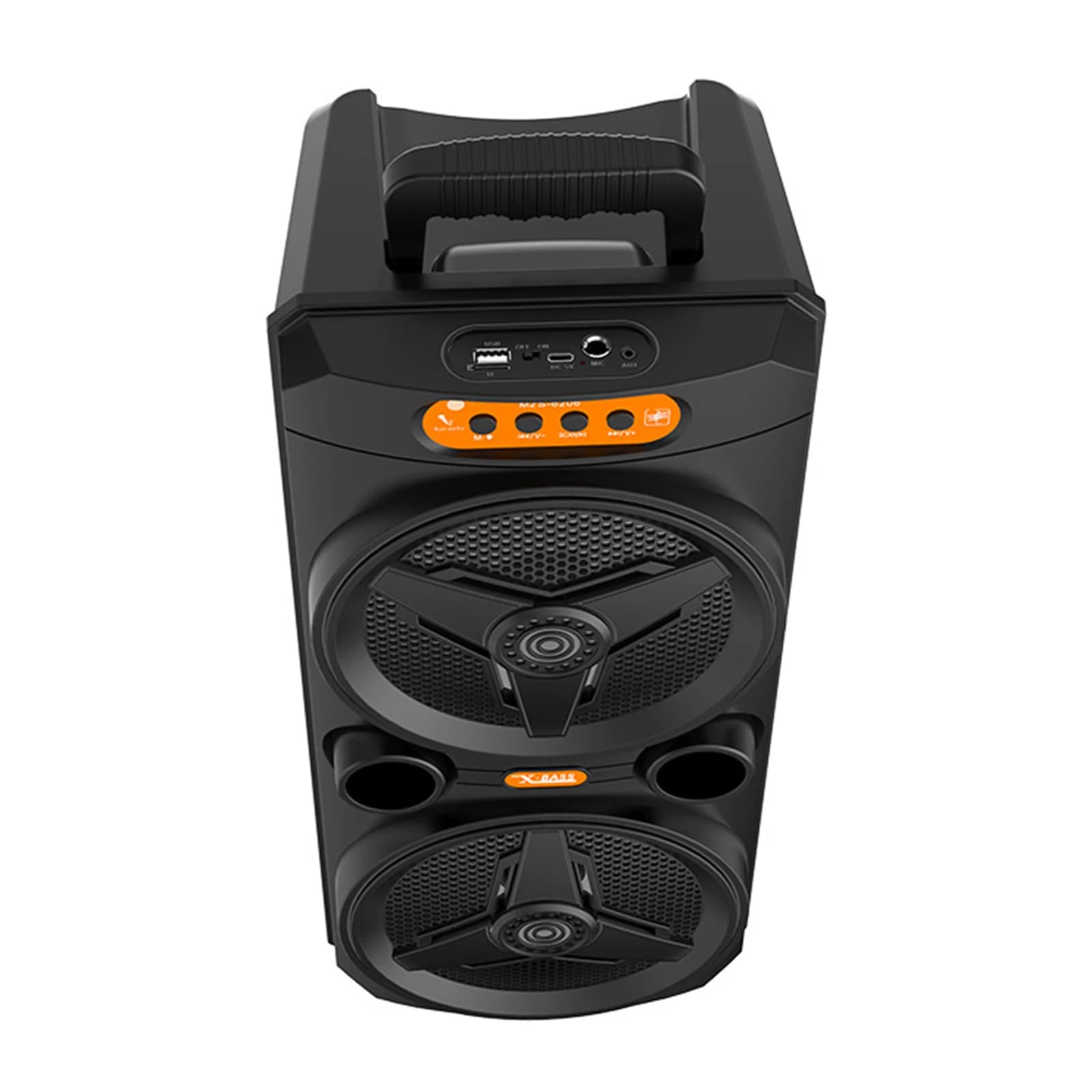 Altoparlante Boombox Grande con Microfono Wireless, Supporto TWS/AUX/USB/Scheda TF/Radio FM per Feste, Campeggio e Giardino