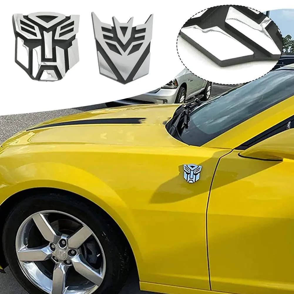 3D Wall decal for auto Transformer Decalcomania Emblem for tail Cool Autobots Logo Auto Styling Accessories for cars motorcycle Wholesale