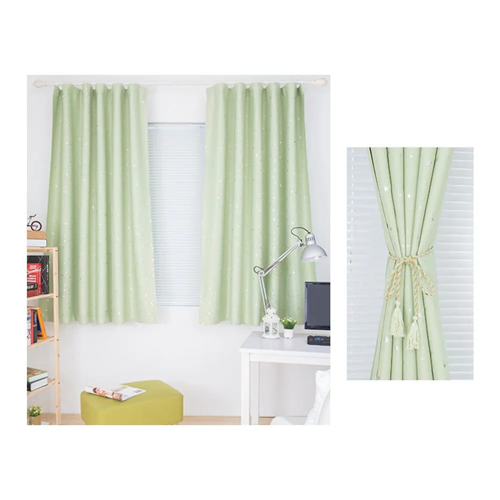 100x250cm Blackout Window Curtains Room Darkening Drapes for Bedroom Living Room Kitchen Hall Privacy Sun Shielding Elegant Home