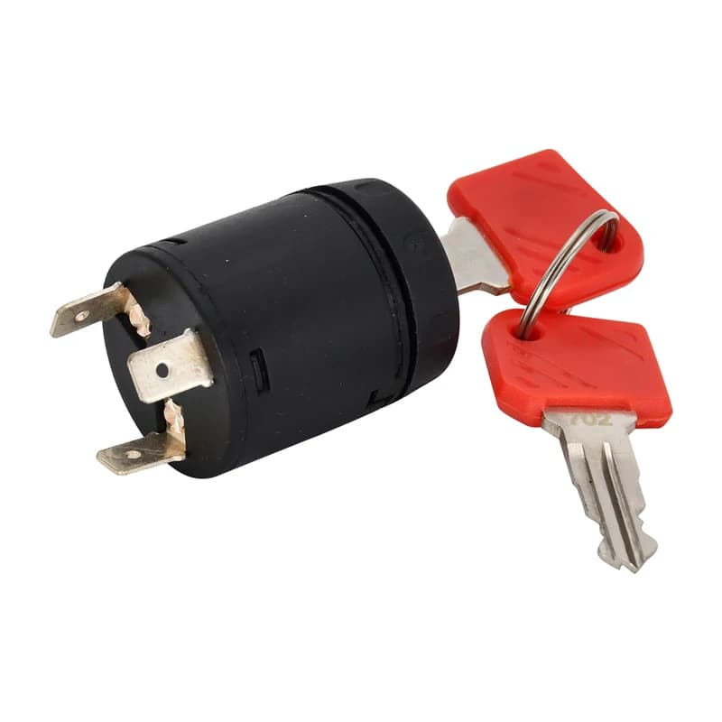 28526100 702 Cucitrice elettrica Interruttore di accensione Blocco accensione con 2 chiavi Compatibile con carrello elevatore Jungheinrich