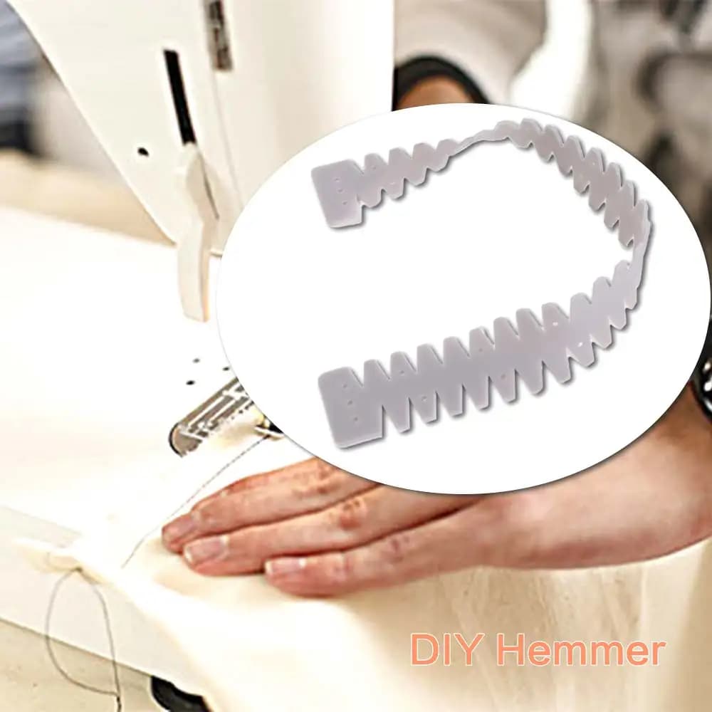 Professional Flexible Bending Sewing Tool Time-Saving Portable DIY Hemmer Heat Resistant Adjustable Sewing Artifact Craft Making