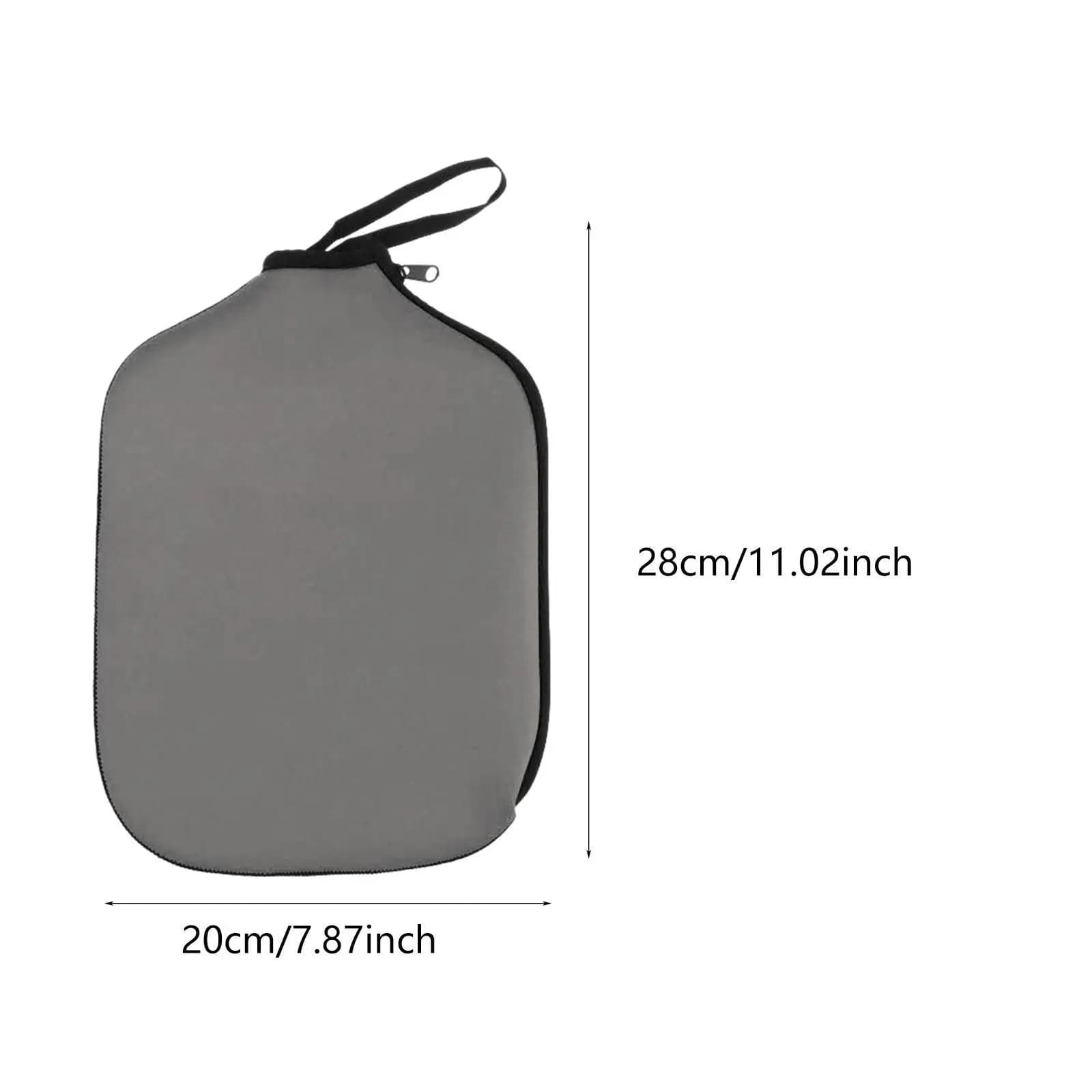 Table Tennis Paddle Case Neoprene Waterproof Racket Cover Zipper Storage Bag for Training