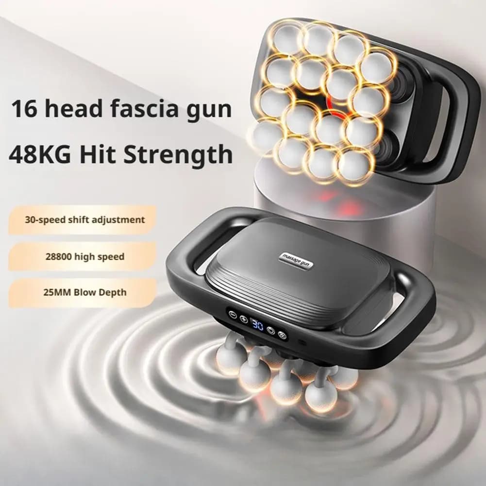 Portable Electric Muscle Relaxation Device for Professional Percussion Massager for 24 Head Deep Fabrics