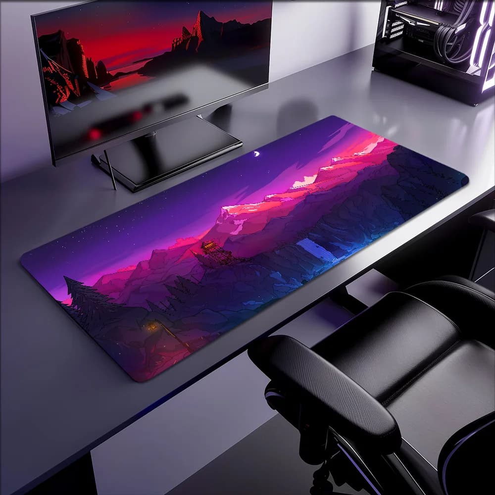 Game F-Firewatch Forest Watchtower Mouse Pad Non-slip Thickened Large Writing Lockedge Office Student Gaming Cushion MousePad