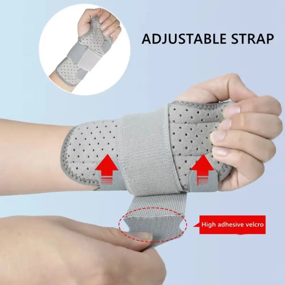 Supporto Ergonomico per Pollice e Polso, Tutore Flessibile per Tendinite, Fascia Protettiva per Polso Ambidestra Regolabile