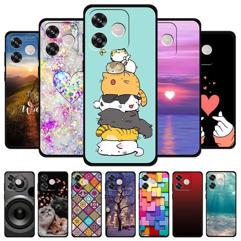 For Honor 600 Lite Case 600Lite 5G Coque Black Silicone Soft Back Cover Case For Honor 500 Smart 2016 Phone Case LNA-NX1 Funda