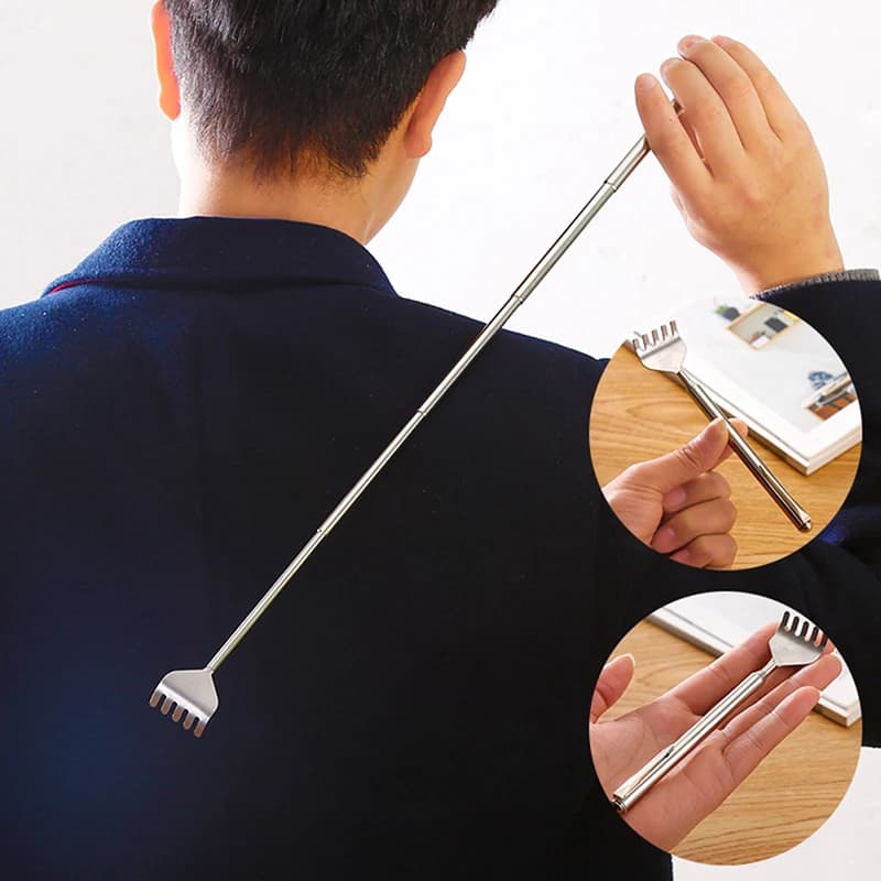 1 pz portatile regolabile allungabile telescopico raschietto posteriore dorsale massaggio antigraffio prurito strumenti di massaggio antigraffio Dropshipping